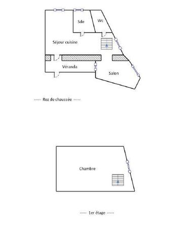 Maison a vendre Mauron 56430 Morbihan 60 m2 2 pièces 79600 euros