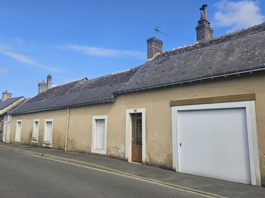 Maison a vendre La Bruère-sur-Loir 72500 Sarthe 83 m2 5 pièces 69550 euros