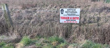 Terrain a batir a vendre Rue 80120 Somme 1000 m2  68400 euros