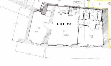 Appartement a vendre Besançon 25000 Doubs 61 m2  238000 euros