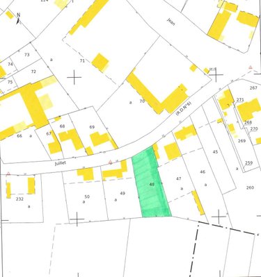 Terrain a batir a vendre Ronssoy 80740 Somme 835 m2  19500 euros