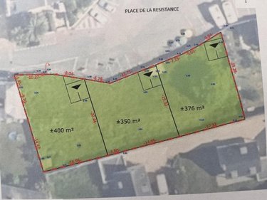 Terrain a batir a vendre Plobannalec-Lesconil 29740 Finistère 379 m2  128800 euros