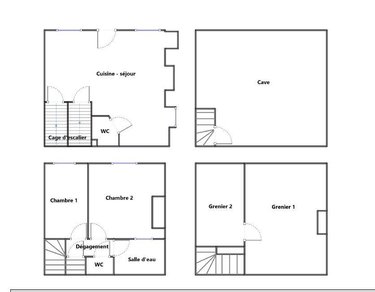 Maison a vendre Beaumont-sur-Sarthe 72170 Sarthe 49 m2 3 pièces 32640 euros