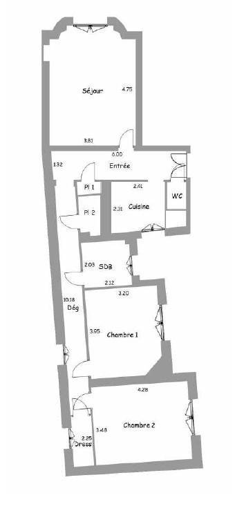Appartement a vendre Neuilly-sur-Seine 92200 Hauts-de-Seine 80 m2 3 pièces 779000 euros