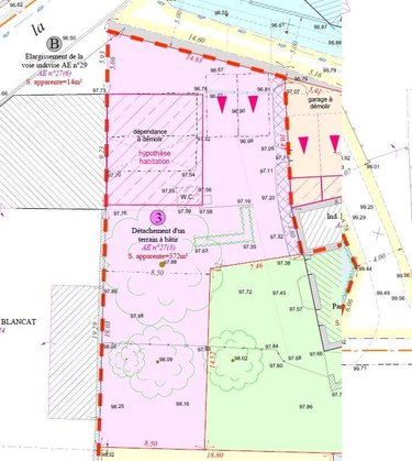 Terrain a batir a vendre Notre-Dame-d'Oé 37390 Indre-et-Loire 372 m2  94160 euros