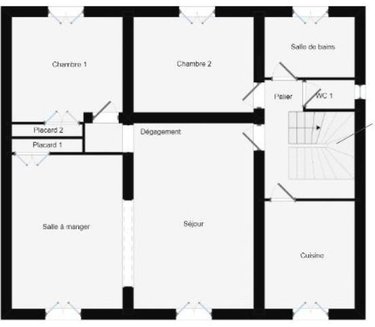 Maison a vendre Cherbourg-en-Cotentin 50100 Manche 121 m2 6 pièces 216200 euros