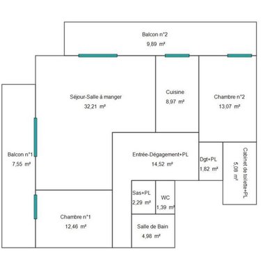 Maison a vendre Saint-Nazaire 44600 Loire-Atlantique 96 m2  249600 euros