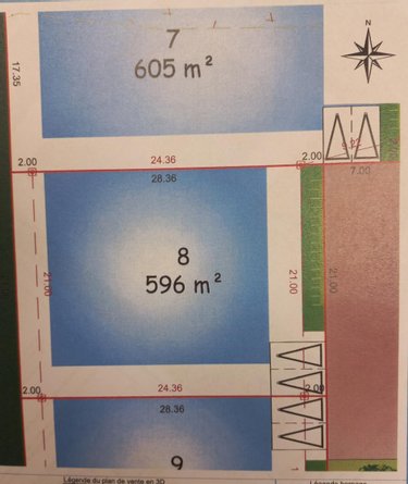 Terrain a batir a vendre Berné 56240 Morbihan 596 m2  33567 euros
