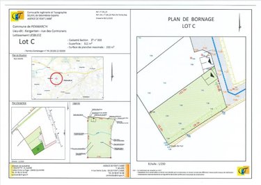 Terrain a batir a vendre Penmarch 29760 Finistère 511 m2  63700 euros