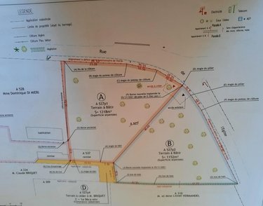 Terrain a batir a vendre Le Bec-Thomas 27370 Eure 1152 m2  55000 euros