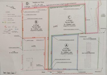 Terrain a batir a vendre Le Bec-Thomas 27370 Eure 1205 m2  65700 euros