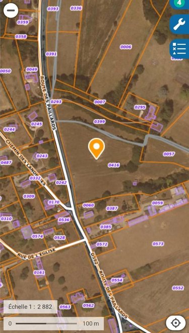 Terrain a batir a vendre Le Bec-Thomas 27370 Eure 1205 m2  63300 euros