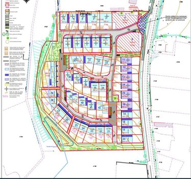 Terrain a batir a vendre Questembert 56230 Morbihan 475 m2  72365 euros