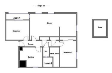 Appartement a vendre Quimper 29000 Finistère 69 m2 4 pièces 121900 euros