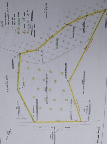 Terrain a batir a vendre Saint-Germain-de-Pasquier 27370 Eure 3041 m2  121900 euros