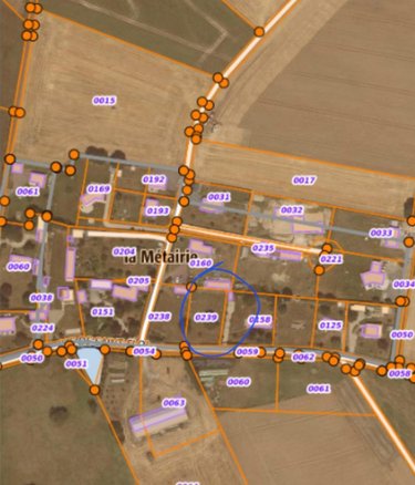 Terrain a batir a vendre Bosrobert 27800 Eure  53000 euros