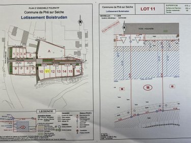 Terrain a batir a vendre Piré-Chancé 35150 Ille-et-Vilaine 398 m2  50626 euros