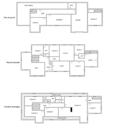 Maison a vendre Saignes 15240 Cantal 347 m2 12 pièces 180001 euros