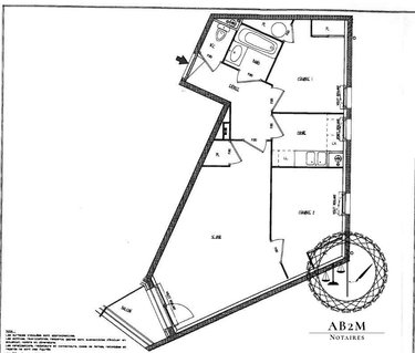 Appartement a vendre Perros-Guirec 22700 Côtes-d'Armor 56 m2 3 pièces 183400 euros