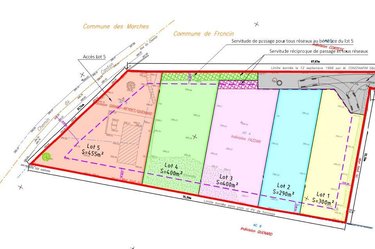 Terrain a batir a vendre Porte-de-Savoie 73800 Savoie 401 m2  159000 euros