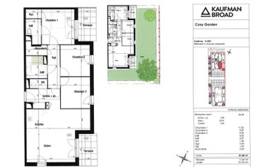 Location appartement Ambérieu-en-Bugey 01500 Ain 82 m2 4 pièces 1100 euros