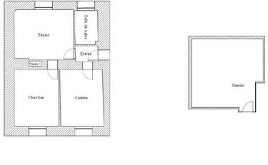 Appartement a vendre Condat 15190 Cantal 42 m2 2 pièces 29600 euros