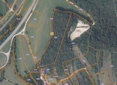 Terrains de loisirs bois etangs a vendre Les Arsures 39600 Jura 26350 m2  16350 euros