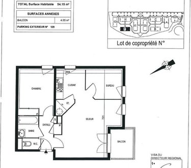 Appartement a vendre Fécamp 76400 Seine-Maritime 54 m2 3 pièces 84376 euros