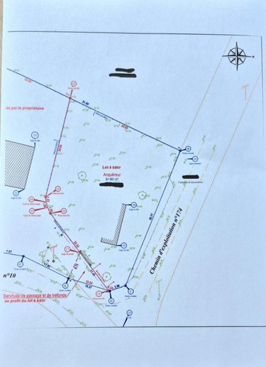 Terrain a batir a vendre Questembert 56230 Morbihan 901 m2  89200 euros