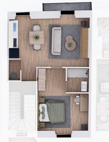 Appartement a vendre Laval 53000 Mayenne 37 m2  73600 euros