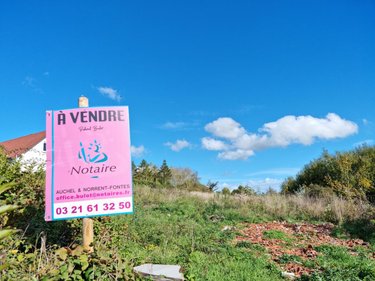 Terrain a batir a vendre Febvin-Palfart 62960 Pas-de-Calais 2221 m2  44000 euros