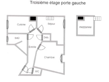 Location appartement Reims 51100 Marne 42 m2 2 pièces 580 euros