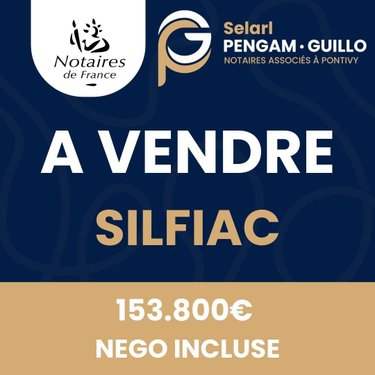 Maison a vendre Silfiac 56480 Morbihan 112 m2 4 pièces 153800 euros