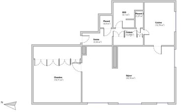 Appartement a vendre Rouen 76000 Seine-Maritime 77 m2 3 pièces 276672 euros