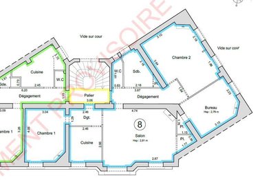 Appartement a vendre Puteaux 92800 Hauts-de-Seine 91 m2 5 pièces 731500 euros