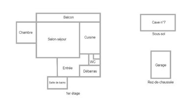 Location appartement Tinqueux 51430 Marne 54 m2 2 pièces 633 euros