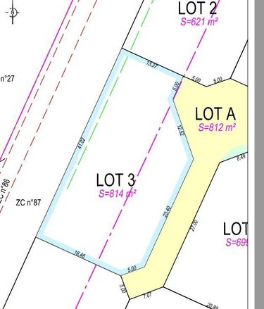 Terrain a batir a vendre Cepoy 45120 Loiret 813 m2  54000 euros