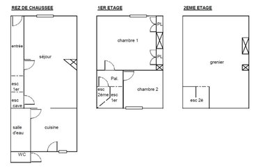 Maison a vendre Amiens 80000 Somme 48 m2 3 pièces 90000 euros