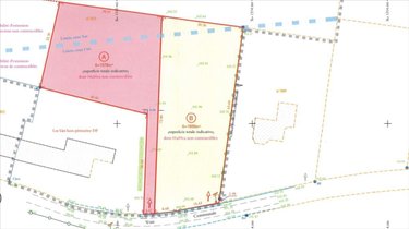 Terrain a batir a vendre Saint-Vincent-sur-Oust 56350 Morbihan 1578 m2  27700 euros