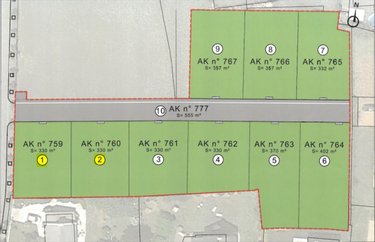 Terrain a batir a vendre Plougonvelin 29217 Finistère 357 m2  91500 euros
