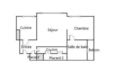 Appartement a vendre Villeneuve-la-Garenne 92390 Hauts-de-Seine 55 m2 2 pièces 149000 euros