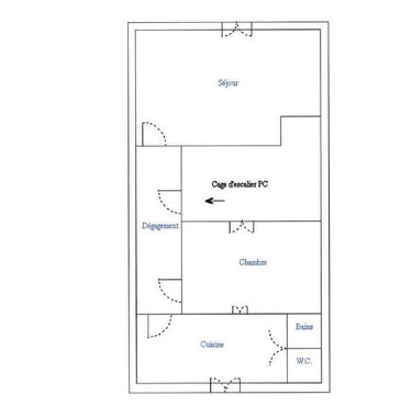 Appartement a vendre Bourg-en-Bresse 01000 Ain 43 m2 3 pièces 65000 euros