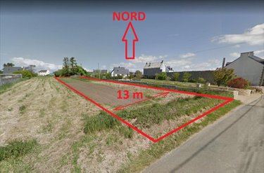 Terrain a batir a vendre Plogoff 29770 Finistère 812 m2  63600 euros
