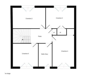 Maison a vendre Cholet 49300 Maine-et-Loire 125 m2 5 pièces 186544 euros