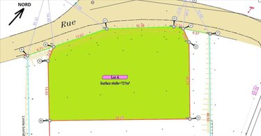 Terrain a batir a vendre Audierne 29770 Finistère 727 m2  76020 euros