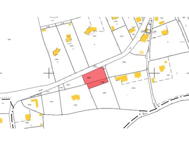 Terrain a batir a vendre Landeleau 29530 Finistère 1282 m2  12256 euros