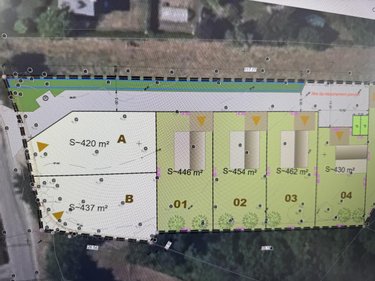 Terrain a batir a vendre Péaule 56130 Morbihan 430 m2  70250 euros