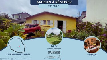 Maison a vendre La-Plaine-Des-Cafres 97418 Réunion 120 m2 6 pièces 273000 euros