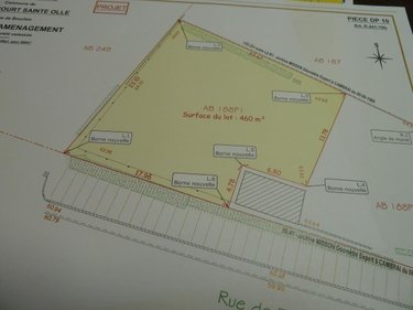 Terrain a batir a vendre Raillencourt-Sainte-Olle 59554 Nord 460 m2  37264 euros