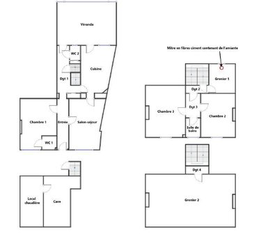 Maison a vendre Ballon-Saint-Mars 72290 Sarthe 111 m2 5 pièces 84680 euros